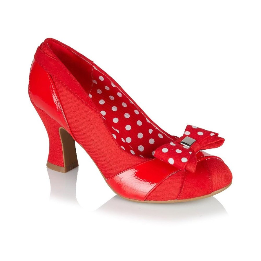 Ruby Shoo Ruby Shoo Tatum Detachable Bow Court Shoes | Shoes