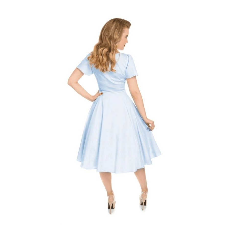 Hearts and Roses Pastel Rockabilly 50S Swing Tea Dress | Tea Dresses