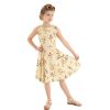 Pretty Kitty Fashion Little Kitty Girl'S Pale Floral Print Party Dress | Girls