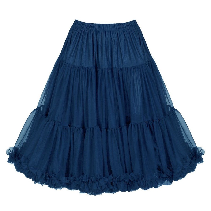 Pretty Kitty Fashion Extra Volume Navy Net Vintage Rockabilly 50S Petticoat Skirt | Petticoats