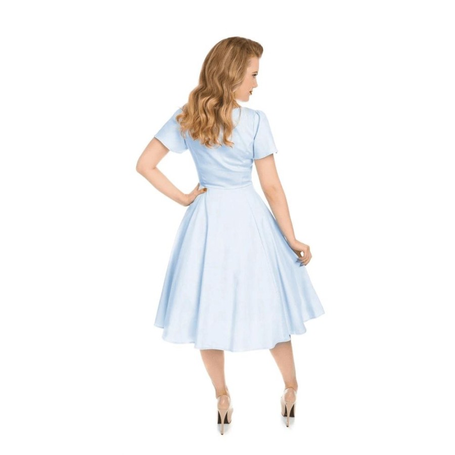 Hearts and Roses Pastel Rockabilly 50S Swing Tea Dress | Rockabilly Dresses