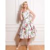 Pretty Kitty Fashion Floral Print Vintage Rockabilly 50S Swing Dress | Floral Dresses