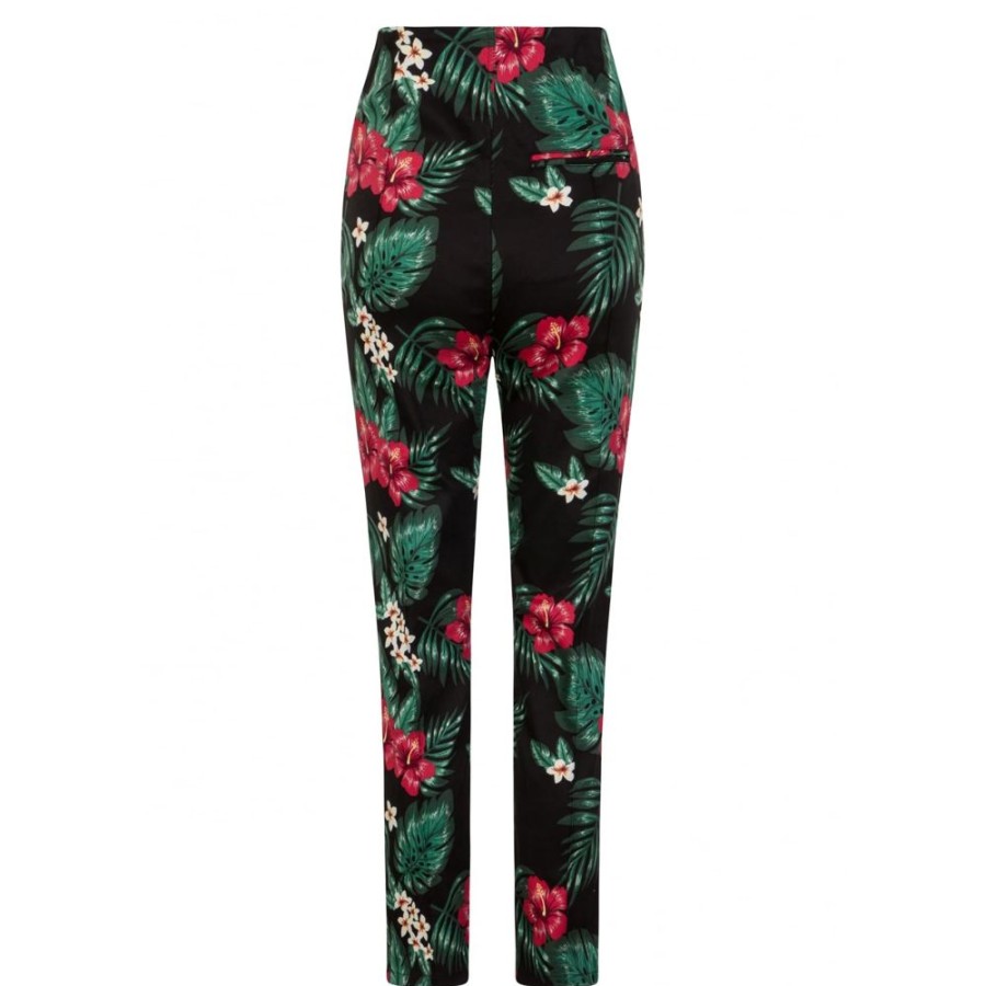 Collectif Collectif Floral Tropical Trousers | Trousers