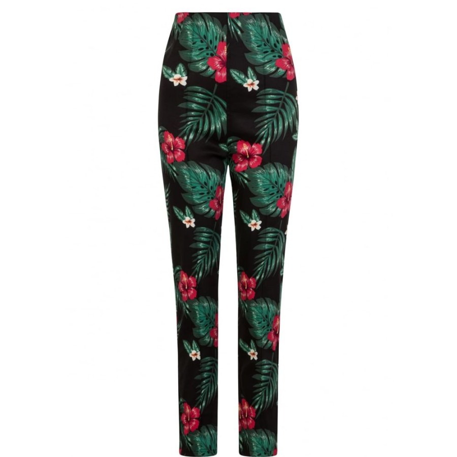 Collectif Collectif Floral Tropical Trousers | Trousers