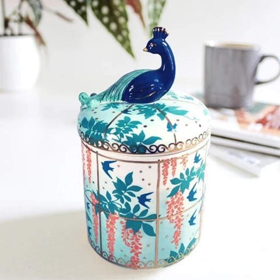 House Of Disaster Luxurious Peacock Storage Jar | Homeware