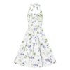 Hearts and Roses Spring Floral Halterneck Swing Tea Dress | Party Dresses