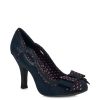 Ruby Shoo Ruby Shoo Navy Bow Vamp High Heel Court Shoes | Shoes