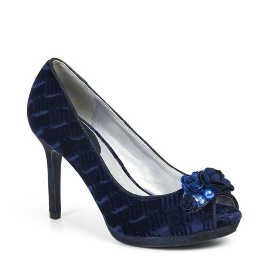 Ruby Shoo Ruby Shoo Sonia Midnight Peep Toe Stilettos | Shoes