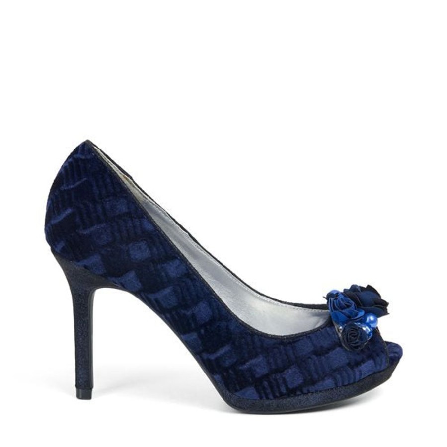 Ruby Shoo Ruby Shoo Sonia Midnight Peep Toe Stilettos | Shoes