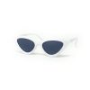 Pretty Kitty Fashion White Vintage Retro Cat Eye Sunglasses | Sunglasses