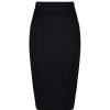 Pretty Kitty Fashion Classic Stretch Pencil Bodycon Midi Office Work Skirt | Skirts