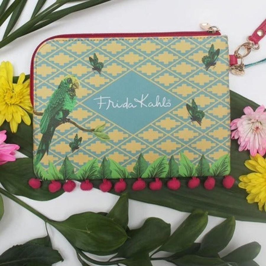 House Of Disaster Frida Kahlo Inspired 'Parrot' Make Up Bag | Bags & Purses