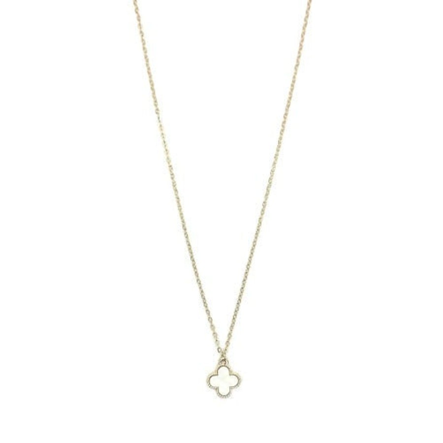 Isles And Stars Single Clover Shaped Pendant Necklace | Jewellery