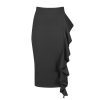 Pretty Kitty Fashion Waterfall Ruffle Pencil Skirt | Skirts