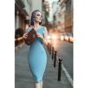 Pretty Kitty Fashion Mid 40S Bodycon Sleeveless Hollywood Wiggle Dress | Pencil Dresses