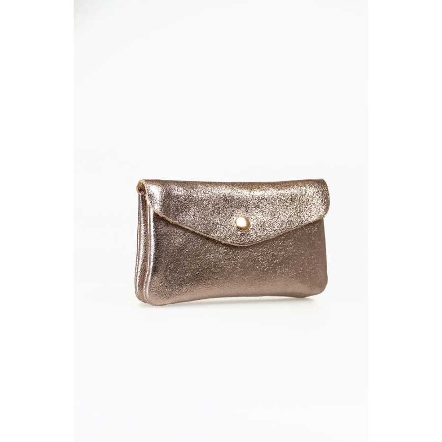 MSH Metallic Gold Leather Purse | Bags & Purses