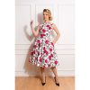 Pretty Kitty Fashion Rose Floral Audrey Rockabilly 50S Swing Dress | Audrey Dresses