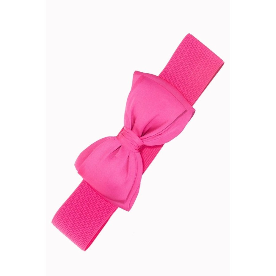 Pretty Kitty Fashion Hot Pink Vintage Bow Belt | Belts