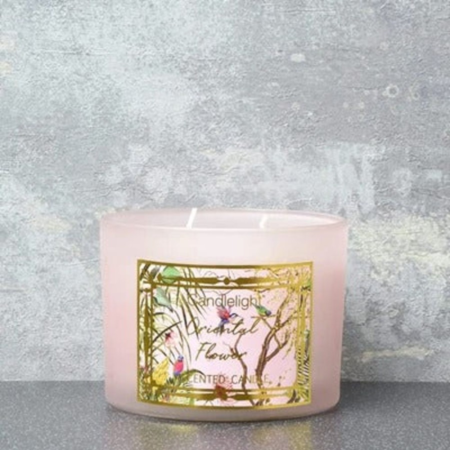 Candlelight Oriental Flower Scent Two Wick Candle | Candles & Diffusers