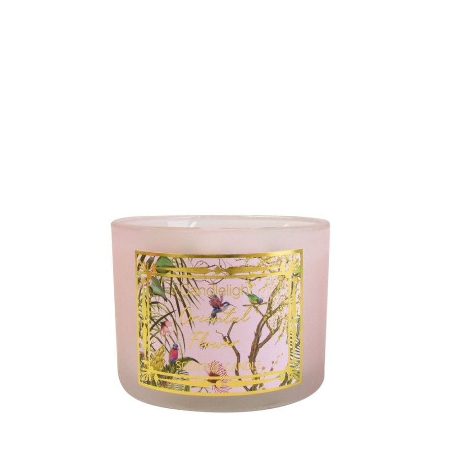 Candlelight Oriental Flower Scent Two Wick Candle | Candles & Diffusers