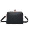 Stylex Accessries Black Quilted Look Everyday Handbag | Bags & Purses