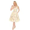 Pretty Kitty Fashion Floral 50S Inspired Sleeveless Summer Swing Dress With Pockets | Floral Dresses