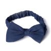 Pretty Kitty Fashion Navy Blue Vintage Bow Detail Headband | Hair & Beauty