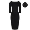 Pretty Kitty Fashion Silver Glitter 3/4 Sleeve Bodycon Velour Midi Party Dress | Party Dresses