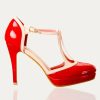 Dancing Days by Banned And Cream Platform Strappy High Heels | Shoes