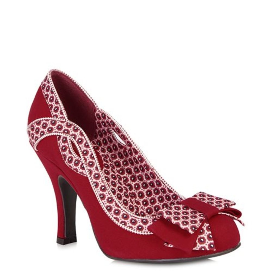 Ruby Shoo Ruby Shoo Bow Vamp High Heel Court Shoes | Shoes