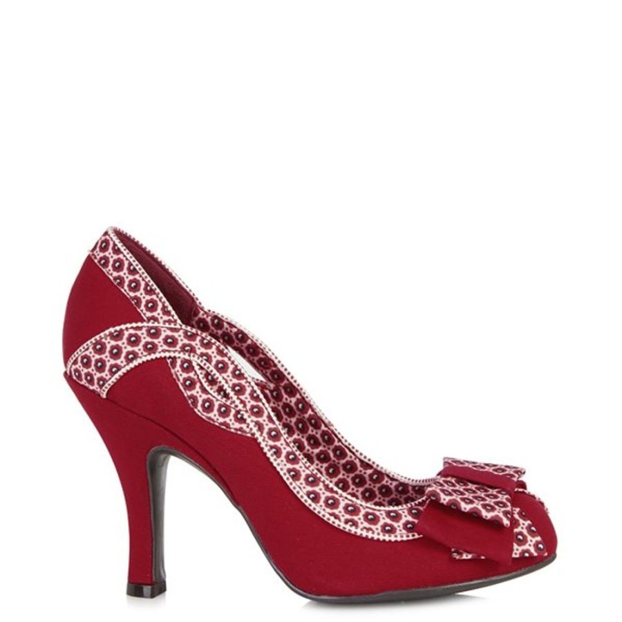 Ruby Shoo Ruby Shoo Bow Vamp High Heel Court Shoes | Shoes