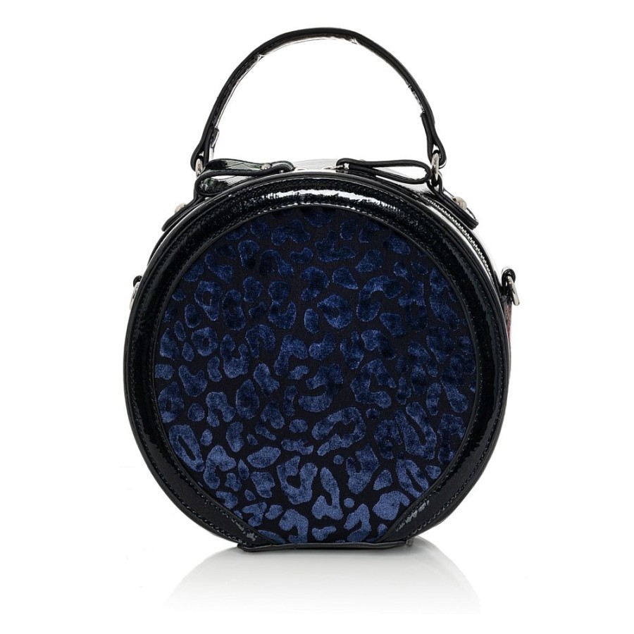 Ruby Shoo Ruby Shoo Alberta Midnight Blue Velvet Hand Bag | Bags & Purses