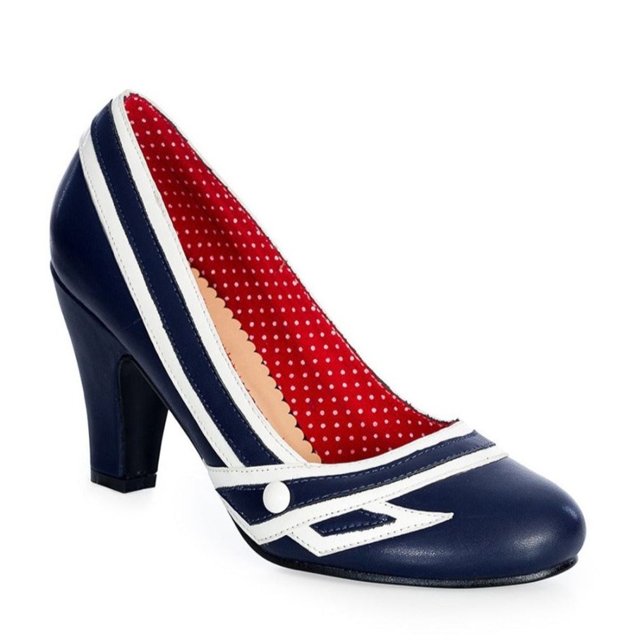 Dancing Days by Banned Nautical 1950'S Inspired And White Heels | Shoes