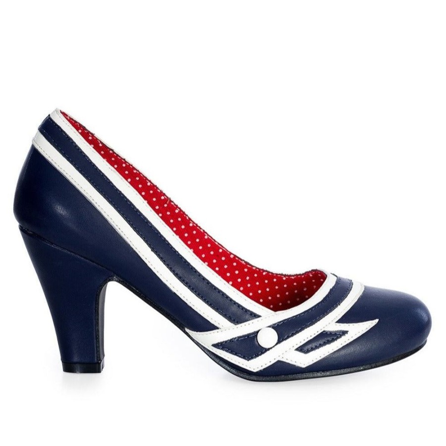 Dancing Days by Banned Nautical 1950'S Inspired And White Heels | Shoes