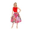 Pretty Kitty Fashion Floral Rockabilly Swing Skirt | Skirts