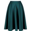 Pretty Kitty Fashion Green Blue 1950S Vintage Rockabilly Swing Skirt | Skirts