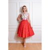 Pretty Kitty Fashion Polka Dot Rockabilly Swing Skirt | Skirts