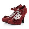 Ruby Shoo Ruby Shoo Melinda Crimson Corsage Stiletto Heels | Shoes