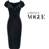 Pretty Kitty Fashion Velour Crossover Wiggle Dress | Velour Dresses