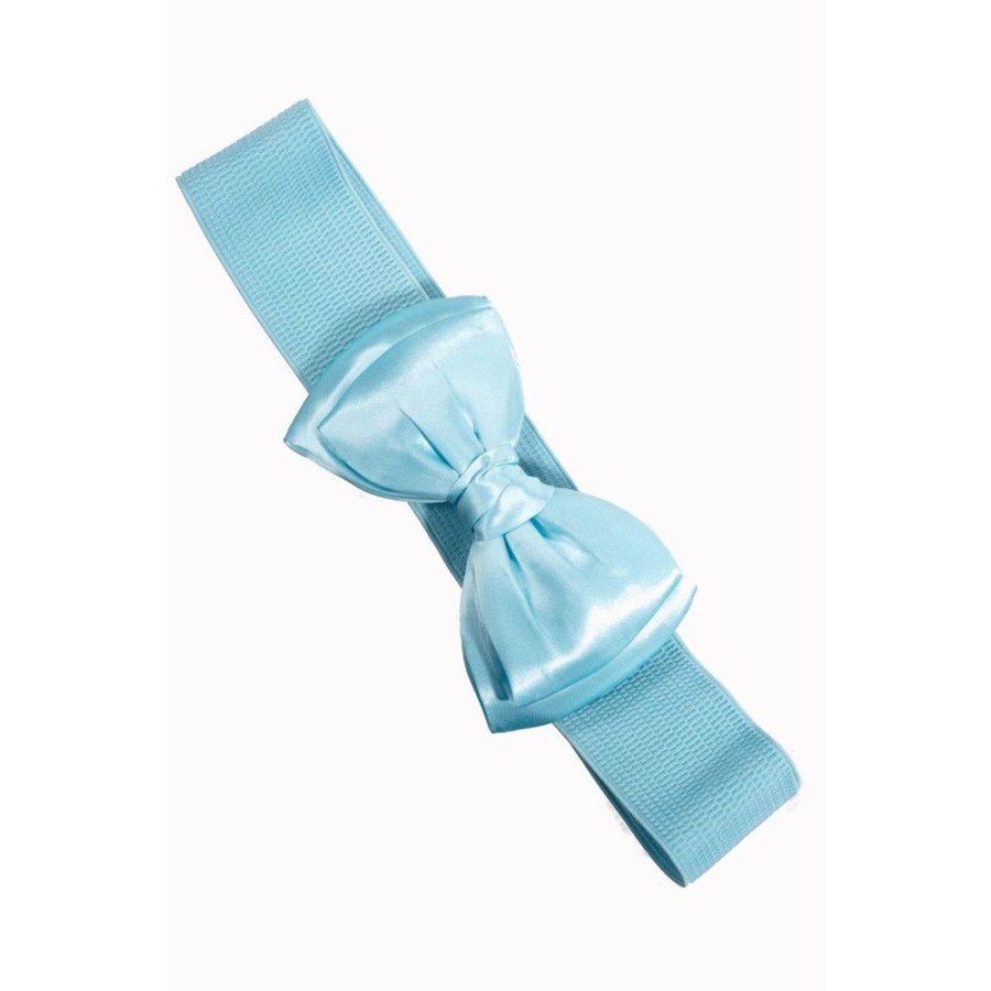 Pretty Kitty Fashion Baby Blue Vintage Bow Belt | Belts