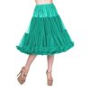 Pretty Kitty Fashion Extra Long Full Emerald Net Vintage Rockabilly 50S Petticoat Ski | Petticoats