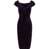 Pretty Kitty Fashion Vintage 1940S Velour Crossover Wiggle Dress | Pencil Dresses