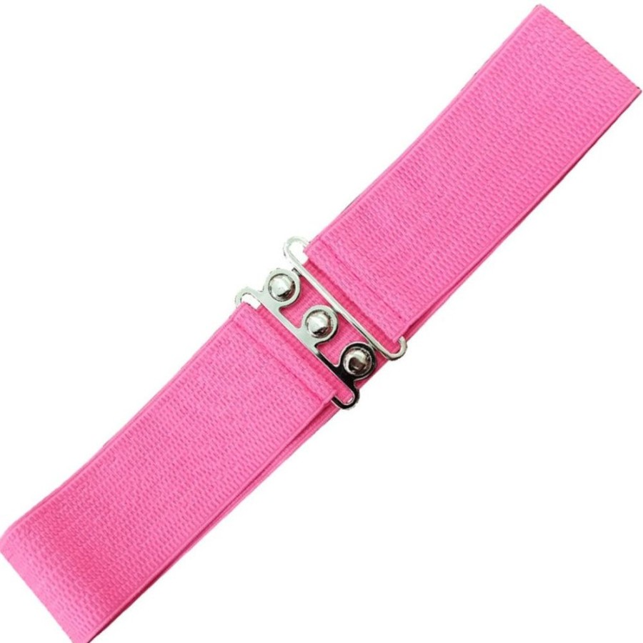 Pretty Kitty Fashion Hot Pink Retro Stretch Belt | Belts