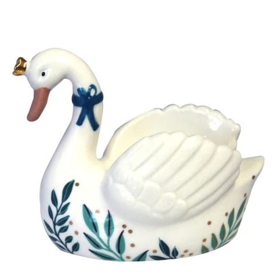 House Of Disaster Secret Garden Swan Egg Cup | Homeware