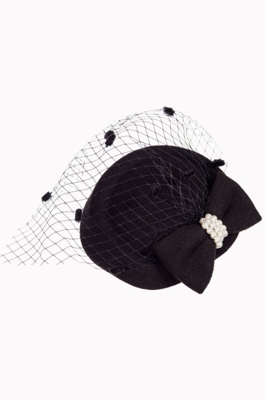 Pretty Kitty Fashion Black Vintage Retro Pillbox Hat Fascinator | Hats & Fascinators